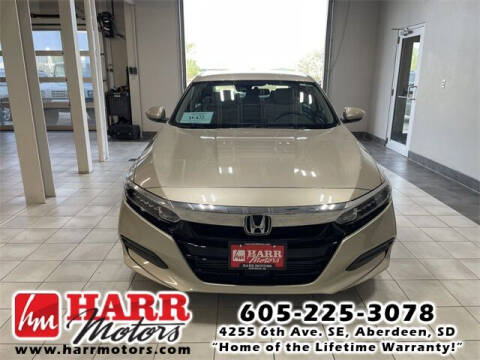 2018 Honda Accord for sale at Harr Motors Bargain Center in Aberdeen SD