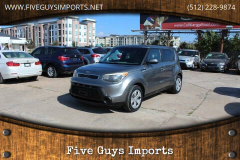 2015 Kia Soul for sale at Five Guys Imports in Austin TX