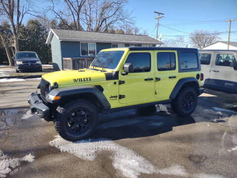 2022 Jeep Wrangler Unlimited for sale at Dave's Car Corner in Hartford City IN