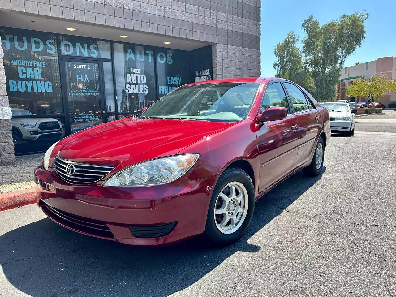 2005 Toyota Camry for sale at HUDSONS AUTOS in Gilbert, AZ