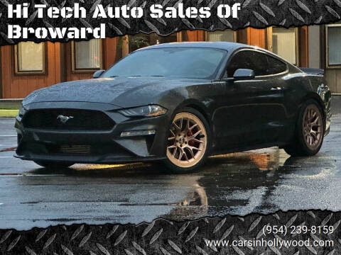 2018 Ford Mustang for sale at Hi Tech Auto Sales Of Broward in Hollywood FL
