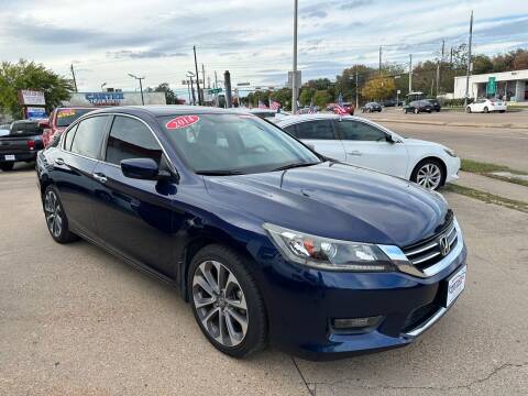 2014 Honda Accord for sale at CarTech Auto Sales in Houston TX
