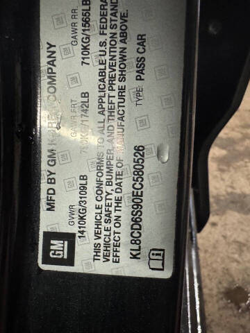 2014 Chevrolet Spark 1LT CVT