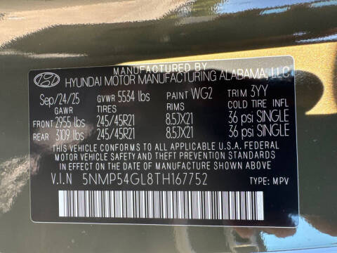 2026 Hyundai Santa Fe Calligraphy