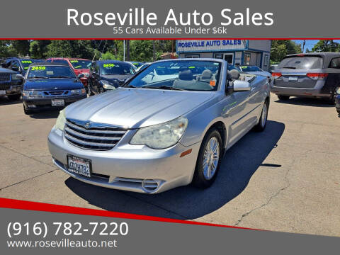 2008 Chrysler Sebring for sale at Roseville Auto Sales in Roseville CA