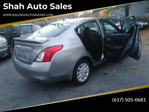 2013 Nissan Versa for sale at Shah Auto Sales in Abington MA