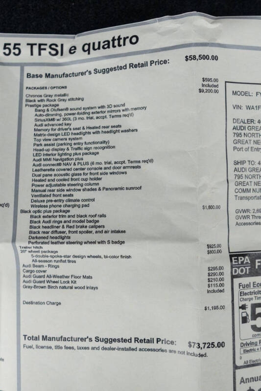 2024 Audi Q5 e quattro S line Prestg 55 TFSI