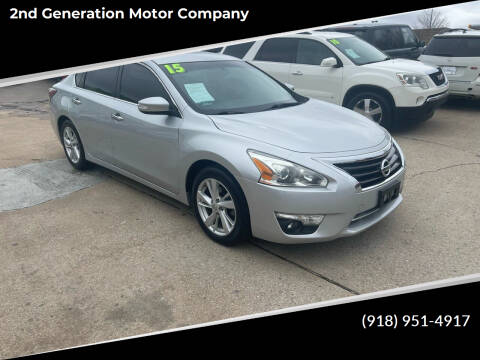 2015 Nissan Altima for sale at 2nd Generation Motor Company in Tulsa OK