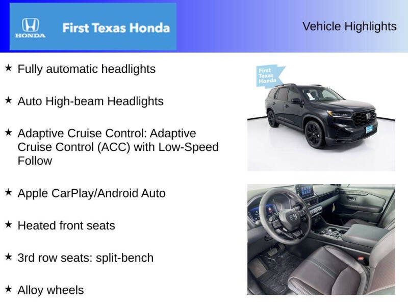 2025 Honda Pilot Black Edition