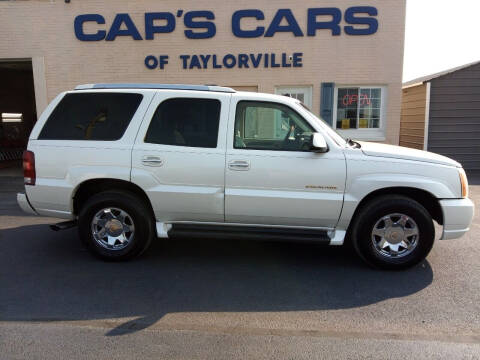 2004 Cadillac Escalade for sale at Caps Cars Of Taylorville in Taylorville IL