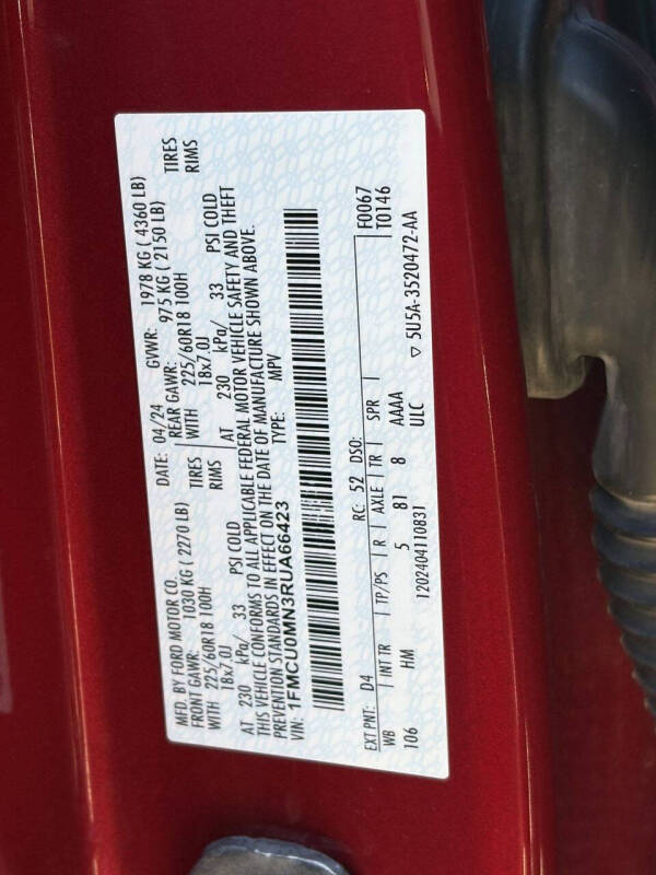 2024 Ford Escape ST-Line