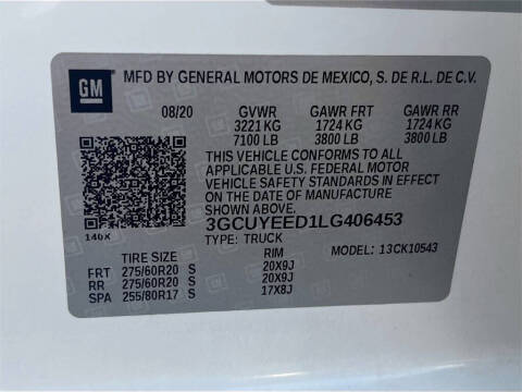 2020 Chevrolet Silverado 1500