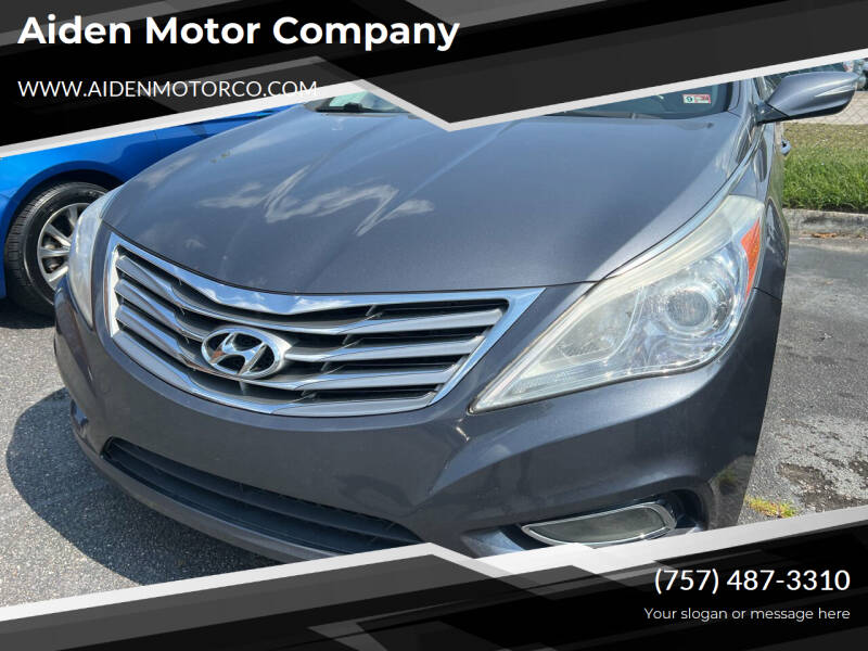 2013 Hyundai Azera for sale at Aiden Motor Company in Portsmouth VA