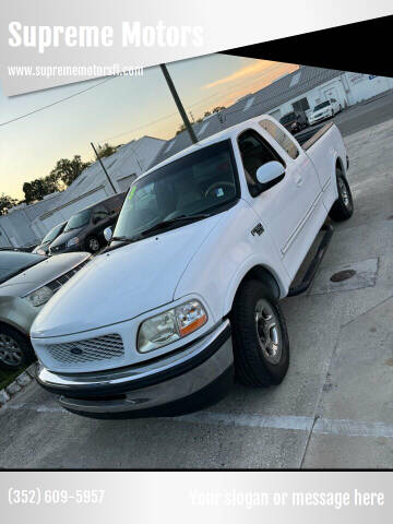 1998 Ford F-150 for sale at Supreme Motors in Leesburg FL