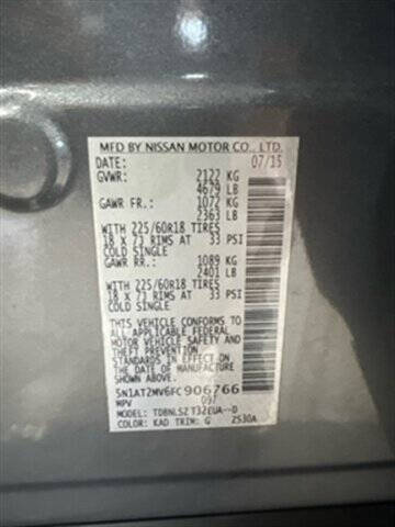 2015 Nissan Rogue SL