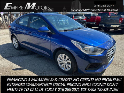 2019 Hyundai Accent for sale at Empire Motors LTD in Cleveland OH
