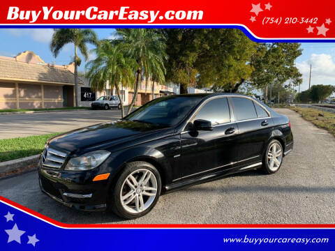 2012 Mercedes-Benz C-Class for sale at BuyYourCarEasyllc.com in Hollywood FL
