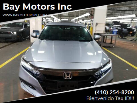2020 Honda Accord for sale at Bay Motors Inc in Baltimore MD