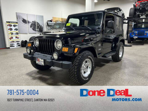 2004 Jeep Wrangler for sale at DONE DEAL MOTORS in Canton MA
