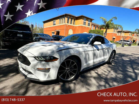 2019 Ford Mustang for sale at CHECK AUTO, INC. in Tampa FL