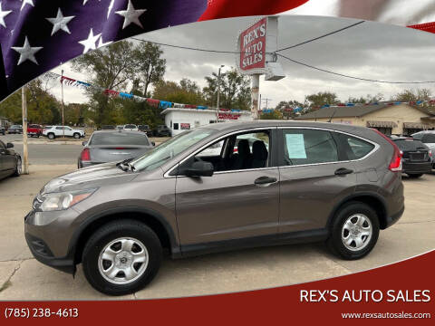 2014 Honda CR-V for sale at Rex's Auto Sales in Junction City KS