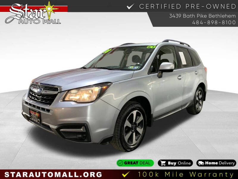 2018 Subaru Forester for sale at STAR AUTO MALL 512 in Bethlehem PA
