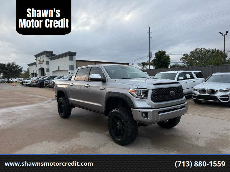 2020 Toyota Tundra for sale at Shawn's Motor Credit in Houston TX