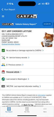 2017 Jeep Cherokee Latitude