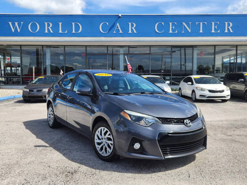 2016 Toyota Corolla for sale at WORLD CAR CENTER & FINANCING LLC in Kissimmee FL