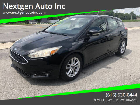 2015 Ford Focus for sale at Nextgen Auto Inc in Smithville TN