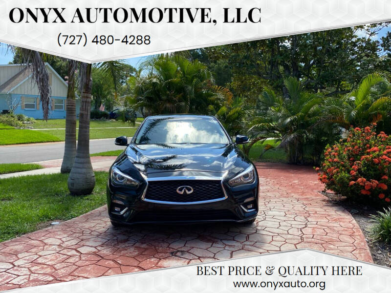 2018 Infiniti Q50 for sale at ONYX AUTOMOTIVE, LLC in Largo FL