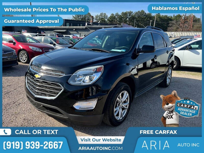 2017 Chevrolet Equinox for sale at Aria Auto Inc. in Raleigh NC