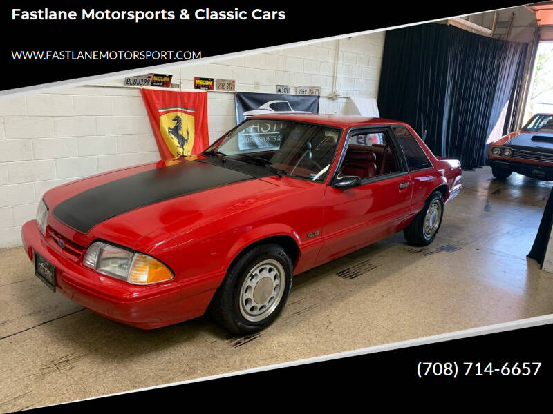 1992 Ford Mustang for sale at Fastlane Motorsports & Classic Cars in Addison IL