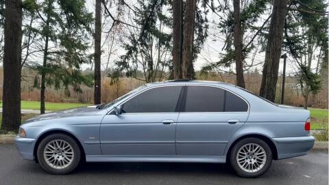 2003 BMW 5 Series for sale at CLEAR CHOICE AUTOMOTIVE in Milwaukie OR