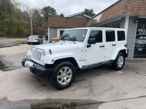 2014 Jeep Wrangler Unlimited for sale at Millbrook Auto Sales in Duxbury MA