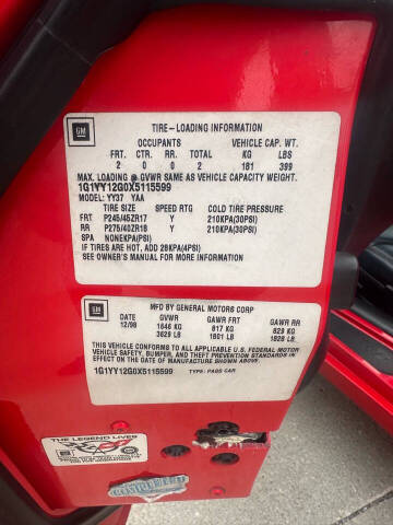 1999 Chevrolet Corvette