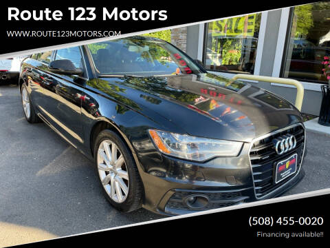 2012 Audi A6 for sale at Route 123 Motors in Norton MA