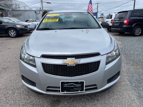 2014 Chevrolet Cruze for sale at Cape Cod Cars & Trucks in Hyannis MA