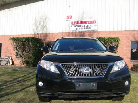 2012 Lexus RX 350 for sale at Unlimited Auto Sales & Detailing, LLC in Windsor Locks CT