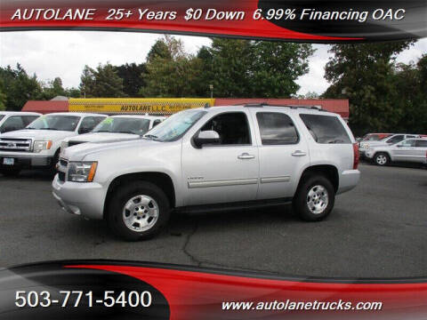 2013 Chevrolet Tahoe for sale at AUTOLANE in Portland OR