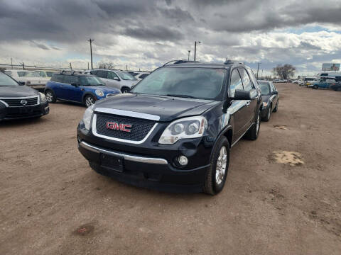 2012 GMC Acadia for sale at PYRAMID MOTORS - Fountain Lot in Fountain CO