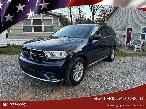 2014 Dodge Durango for sale at Right Price Motors LLC in Cranberry PA