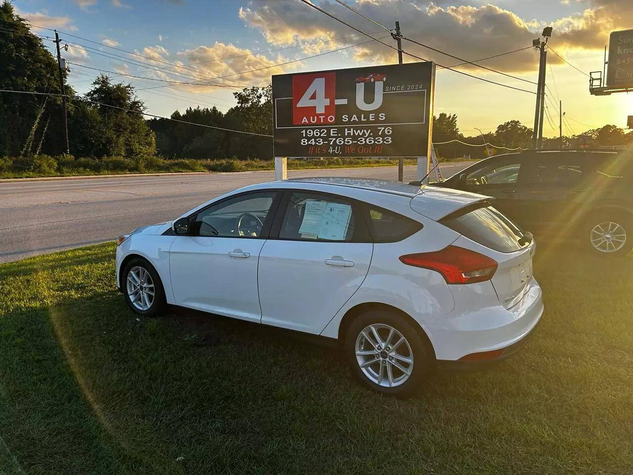 2018 Ford Focus for sale at 4-U Auto Sales in Marion, SC