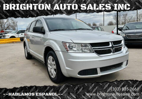 2014 Dodge Journey for sale at BRIGHTON AUTO SALES INC in Brighton CO