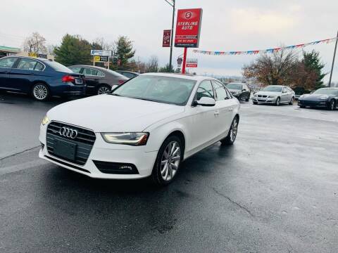 2013 Audi A4 for sale at Sterling Auto Sales and Service in Whitehall PA