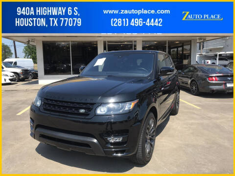2016 Land Rover Range Rover Sport for sale at Z Auto Place HWY 6 in Houston TX