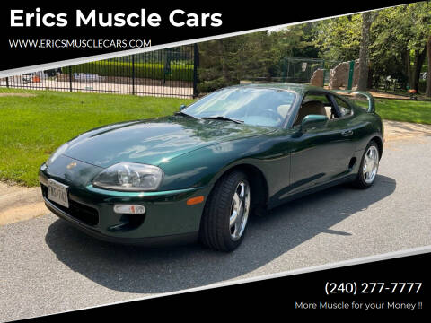 1998 Toyota Supra for sale at Eric's Muscle Cars in Clarksburg MD
