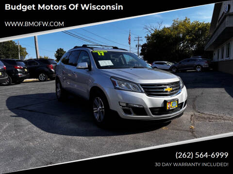 2017 Chevrolet Traverse for sale at Budget Motors of Wisconsin in Racine WI