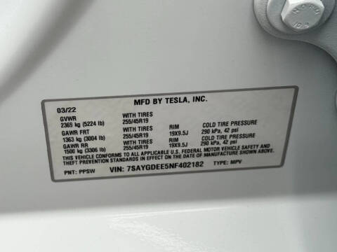 2022 Tesla Model Y Long Range