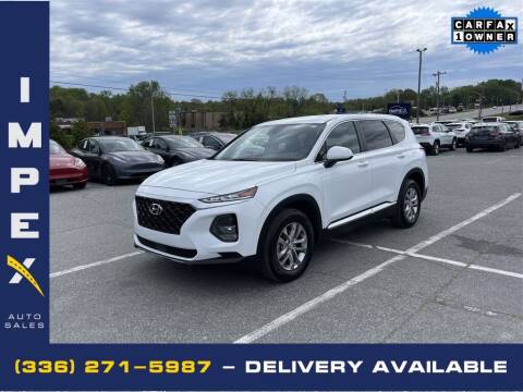 2019 Hyundai Santa Fe for sale at Impex Auto Sales in Greensboro NC